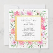 Invitation Confirmation des pétales de précision (Devant)