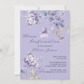 Invitation Confirmation des violets sauvages (Devant)