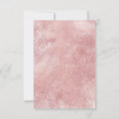 Invitation Confirmation du cadre du feuillage Saint-Esprit (Dos)