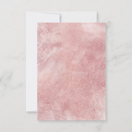 Invitation Confirmation du cadre du feuillage Saint-Esprit (Dos)