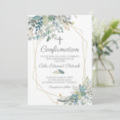 Invitation Confirmation du cadre floral (Debout devant)