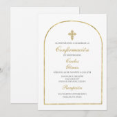 Invitation Confirmation élégante (Devant / Derrière)