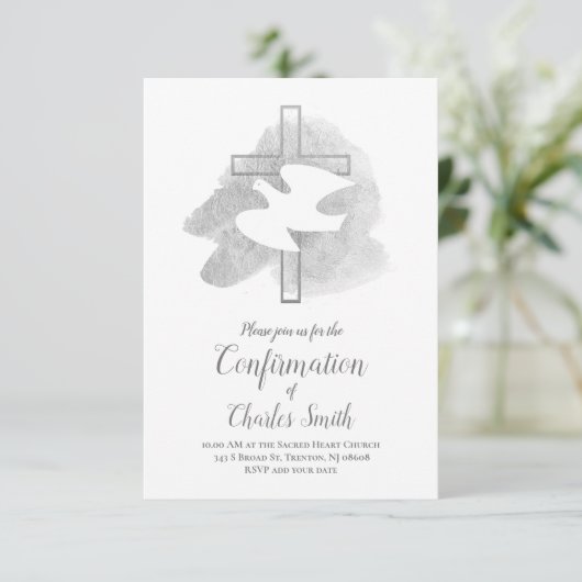 Invitation confirmation Esprit Saint conception (Debout devant)