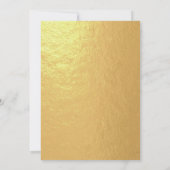 Invitation Confirmation Faux Gold Foil Vintage Cross Luxury (Dos)