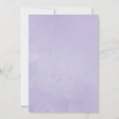 Invitation Confirmation Fleurie Violet Pastel (Dos)