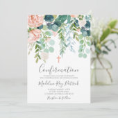 Invitation Confirmation florale (Debout devant)