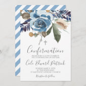 Invitation Confirmation florale (Devant / Derrière)