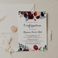 Confirmation florale de la marine rose de Bourgogn