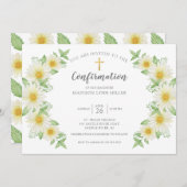 Invitation Confirmation florale fraîche de la marmite (Devant / Derrière)