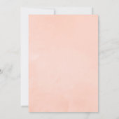 Invitation Confirmation florale Pastel Blush Rose (Dos)