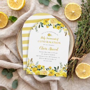 Invitation Confirmation florale Sunny Meadow