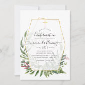 Invitation Confirmation géométrique de l'Herbarium forestier (Devant)