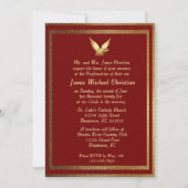 Invitation Confirmation Gold Dove (Devant)