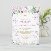 Invitation Confirmation personnalisée de la fille (Debout devant)