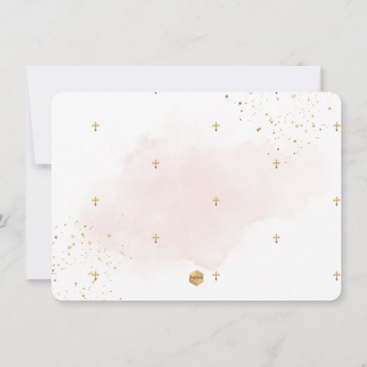 Invitation Confirmation PixDezines H2 Blush Pink Washed (Dos)