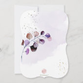 Invitation Confirmation PixDezines H2 Purple Eucalyptus (Dos)
