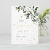Invitation Confirmation PixDezines H2 Rustic Gum Eucalyptus (Debout devant)