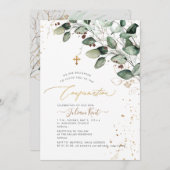 Invitation Confirmation PixDezines H2 Rustic Gum Eucalyptus (Devant / Derrière)