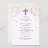 Invitation Confirmation pour filles (Devant)