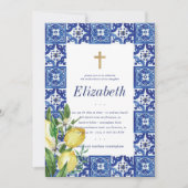 Invitation Confirmation Pour Son Carrelage Citron Méditerrané (Devant)