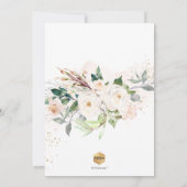 Invitation Confirmation Rose PixDezines H2 Blush Cream (Dos)