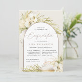 Invitation Confirmation Tropiques vintages (Debout devant)