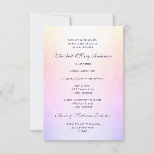 Invitation Confirmations (Dos)