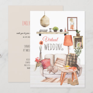 Invitation Confort confortable du Mariage virtuel Home Script