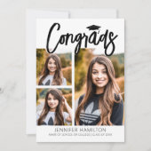 Invitation Congradations 3 - Diplôme photo (Devant)