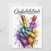 INVITATION CONGRATULATIONS  (Devant)