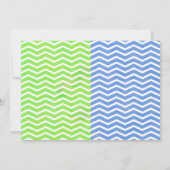 Invitation conjointe d'anniversaire de Dinosaur po (Dos)