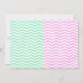 Invitation conjointe d'anniversaire de Mermaid et  (Dos)