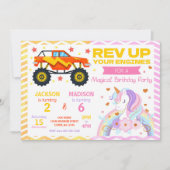 Invitation conjointe d'anniversaire de Monster Tru (Devant)