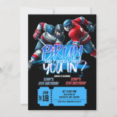 Invitation conjointe d'anniversaire de teenager de (Devant)