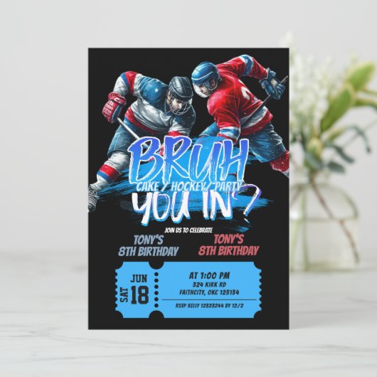 Invitation conjointe pour l'anniversaire de l'adol (Debout devant)