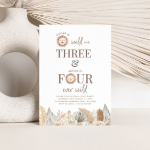 Invitation conjointe pour Wild and Three et Four E