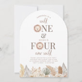 Invitation conjointe pour Wild One et Four Ever Wi (Devant)