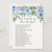 Invitation Connais-tu bien la mariée ? (Devant)