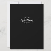 Invitation Connaissez-vous bien le jeu de la Fête des mariées (Dos)