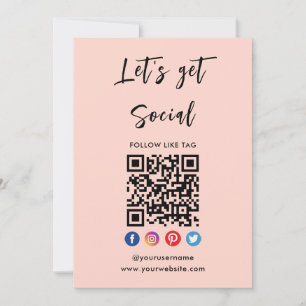 Invitation Connectez-Vous Aux Médias Sociaux Américains Moder