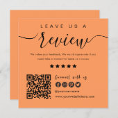 Invitation Connectez-vous avec le code QR Us | Laissez-Nous U (Devant / Derrière)