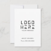 Invitation Connectez-vous avec nous Facebook Instagram Tiktok (Dos)