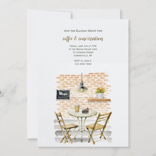 Invitation Connexion Café (Devant)