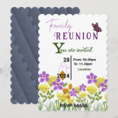 Invitation Connexions florissantes (Devant / Derrière)