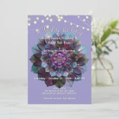 Invitation Conseil de feuilles | Mandala Art P&B (Debout devant)