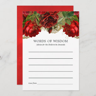 Invitation Conseil de la Bourgogne Rouge et de l'or Vintage F