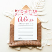 Invitation Conseil de Saint Valentin rose pour le Baby shower