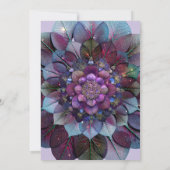Invitation Conseil des Feuilles | Mandala (Dos)