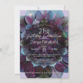 Invitation Conseil des Feuilles | Mandala (Devant)