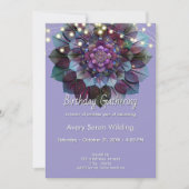 Invitation Conseil des Feuilles | Mandala Art P&B (Devant)